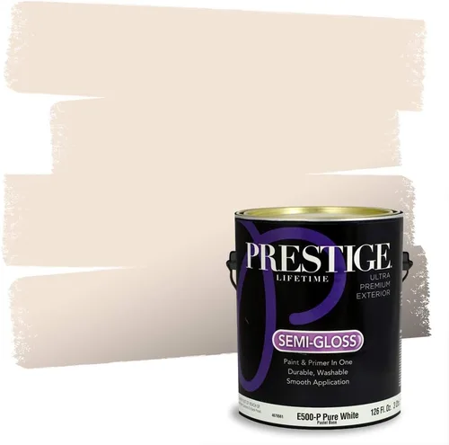 Vista 180 de PRESTIGE Pintura exterior e imprimación en uno, bronceado Aberdeen, plano, 1 galón