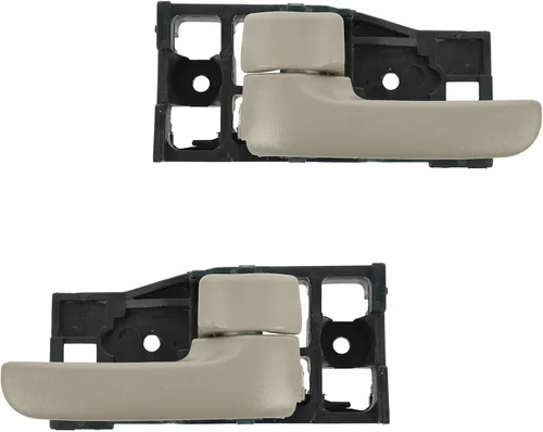 Vista 52 de TRQ Juego de 2 manijas de puerta interior trasera cromada y cachemira para Chevy GMC