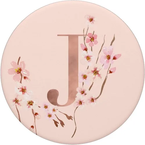 Vista 3 de Cherry Blossom - Soporte para teléfonos y tabletas, diseño de flor japonesa, Negro