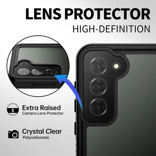 Vista 5 de BEASTEK Funda impermeable para Galaxy S23, a prueba de golpes, a prueba de polvo, IP68, serie FSN con protector de pantalla integrado antiarañazos