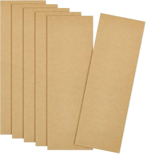 Vista 7 de Bright Creations Tableros de madera MDF sin terminar para manualidades, paquete de 6 unidades de 5 x 15 x 1/4 pulgadas, piezas de madera sin pintar