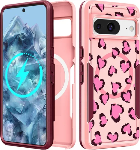 Vista 141 de Funda para Moto G 5G 2024 – Compatible con MagSafe para mujeres y niñas, bonita funda protectora magnética para teléfono, diseño femenino Kawaii