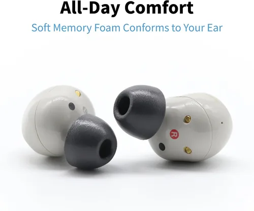 Vista 3 de Comply TrueGrip MAX - Almohadillas de espuma viscoelástica Auriculares inalámbricos Sony True Wireless Ultimate Comfort, aislamiento de ruido Negro