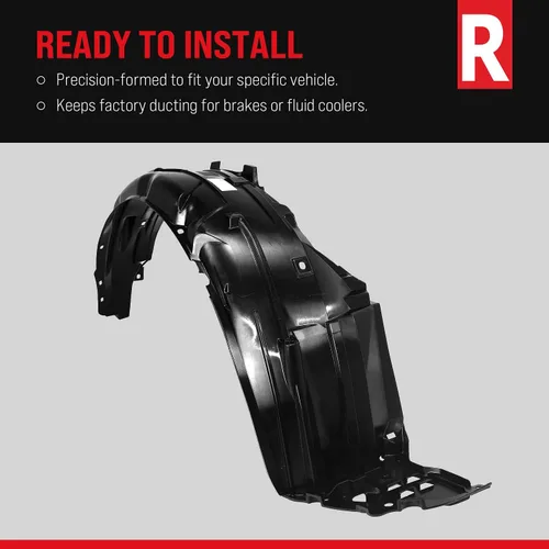 Vista 8 de GO-PARTS - Para el panel interior del guardabarros delantero Cadillac Xt4 2019-2022 (lado izquierdo/lado del conductor) Reemplazo 84557829 GM1248306