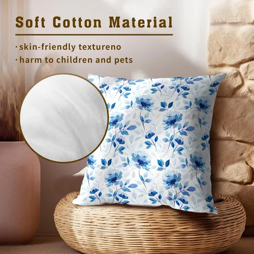 Vista 100 de Giwawa Juego de 2 fundas de almohada decorativas con diseño floral de girasol de 16 x 16 pulgadas, fundas de cojín decorativas para el hogar, sofá