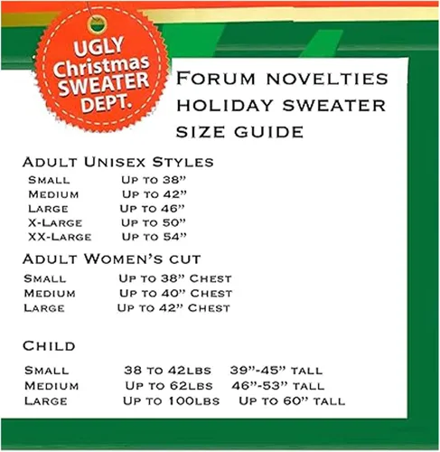 Vista 5 de Forum Novelties - suéter de navidad, para adultos, talla única