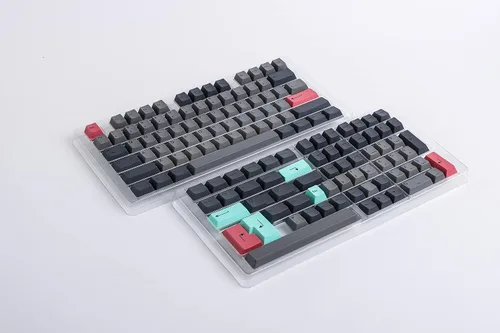 Vista 5 de HK Gaming - Teclas de sublimación Perfil Cherry Teclas gruesas de polibutileno para teclado mecánico