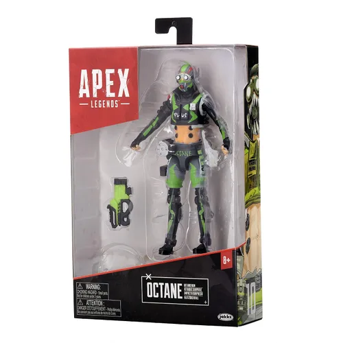 Vista 8 de Electronic Arts Apex Legends - Figura de acción de octanaje coleccionable de 6 pulgadas Rare: Hit and Run Skin