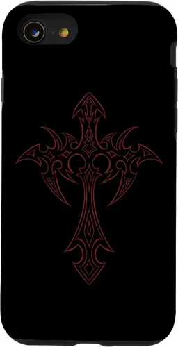 Vista 18 de Y2k Mall Goth Grunge Aesthetic Gothic Cross Case for iPhone 17