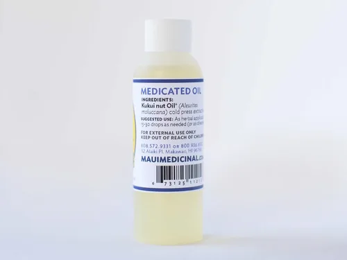 Vista 2 de Aceite de nuez Kukui 2oz