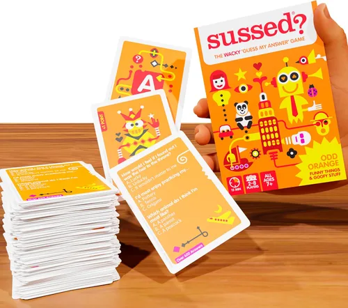 Vista 3 de SUSSED 400 locos iniciadores de conversación para niños, adolescentes y adultos, el juego de cartas "Adivina mi respuesta", regalo divertido