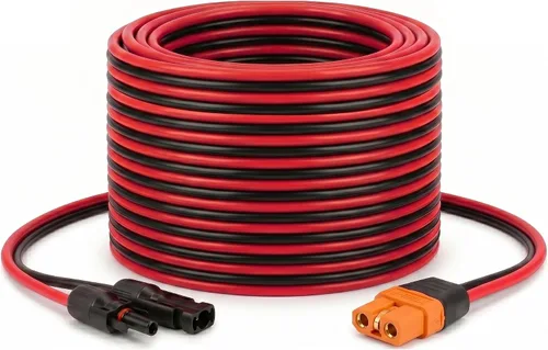 Vista 19 de MOOKEERF Cable solar a XT60i – 2 piezas de panel solar de 2 pies a XT60i adaptador adaptador cable de extensión para estación de energía portátil