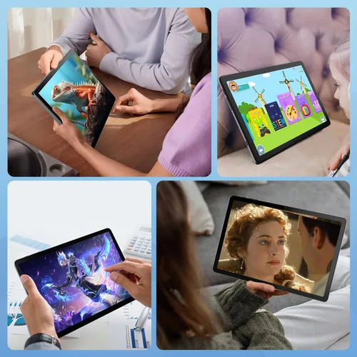 Vista 7 de Tablet Android 2025, tabletas Android 14 de 10.1 pulgadas con Octa-Core, 10GB+64GB, batería de 6000mAh, cámara de 5MP+8MP, pantalla IPS HD de 800 x
