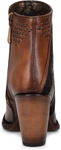 Vista 5 de Cuadra Womens Bootie in Genuine Bovine Leather with Zipper