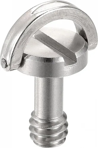 Vista 9 de uxcell Tornillo de trípode para cámara – Adaptador de tornillo de montaje macho de 1/4 pulgadas ranurado de 0.47 pulgadas de longitud para soporte