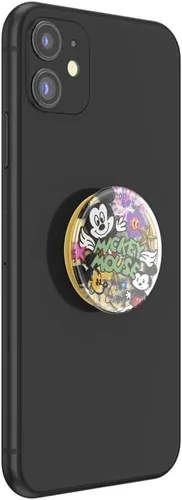 Vista 3 de PopSockets - Agarre para teléfono con soporte expandible, agarre adhesivo, Disney - Mickey Mouse Doodle Mickey Doodle