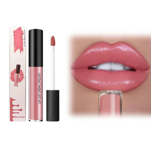 Vista 11 de Fauppt Labiales de 12 colores crema para labios, ligeros, mejorados, impermeables, de larga duración, hidratantes, antiadherentes, para mujeres, 001