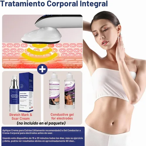 Vista 4 de CENXIGO Masajeador de celulitis Pro Max de 4 cabezas, máquina de moldear cuerpo inalámbrico para brazos, piernas, espalda.