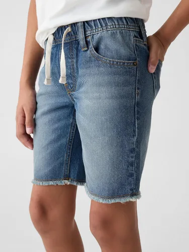 Vista 4 de GAP Pantalón corto de mezclilla sin cierre para niño