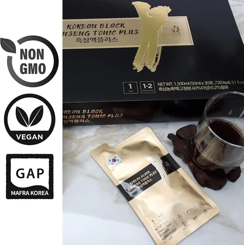 Vista 3 de GeumHeuk Tónico de ginseng negro coreano Plus - Alta tasa de absorción, mejora la inmunidad, el rendimiento metálico, la resistencia y la energía