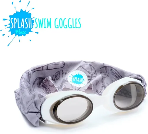Vista 3 de Splash Place - Gafas de natación con correa de tela - Gafas de natación para adultos y niños - Tema de todo el mundo