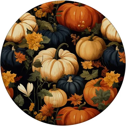 Vista 3 de Calabazas con patrón de otoño PopSockets estándar PopGrip