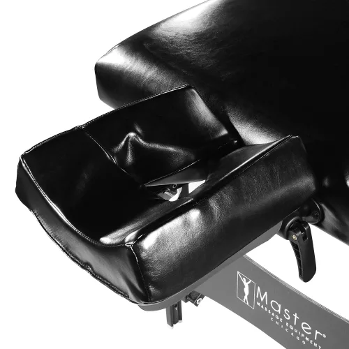 Vista 5 de Master Massage Galaxy Therma - Cama de pestañas superior de 30 pulgadas, 2 pliegues con funda de transporte, altura de mesa de spa ajustable