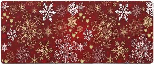 Vista 7 de Tapete de baño de Feliz Navidad, antideslizante, de secado rápido y absorbente, tierra de diatomeas, fregadero, dormitorio, cocina, lavable, tapete