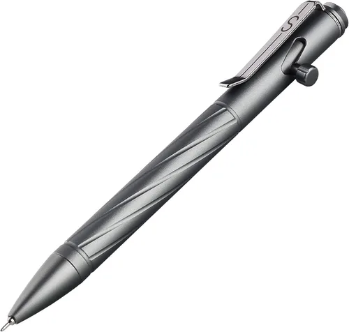 Vista 7 de SMOOTHERPRO Bolígrafo de acción de perno de aluminio premium compatible con Negro
