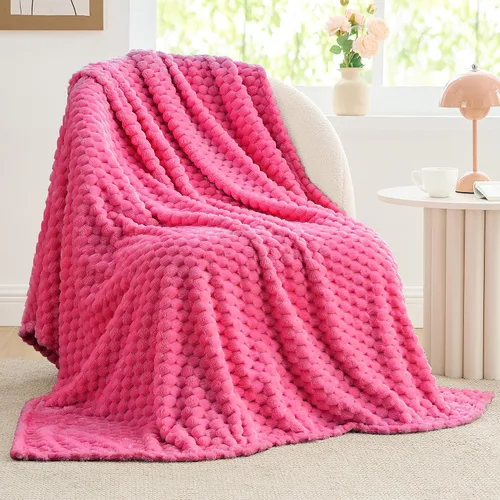 Vista 83 de BEDELITE Manta de forro polar para sofá y cama, manta decorativa de jacquard 3D de almendra, súper suave y acogedora, manta mullida cálida adecuada