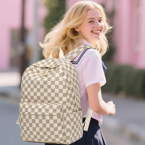 Vista 33 de Bluboon Juego de mochila para adolescentes, mochila escolar para niñas, lonchera y lápices, bolsas para estudiantes, 3 en 1