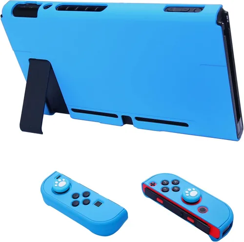 Vista 3 de Dockable Case for Nintendo Switch - COMCOOL 3 in 1 Protective Cover Case for Nintendo Switch and Joy-Con Controller with Screen Protector and Thumb
