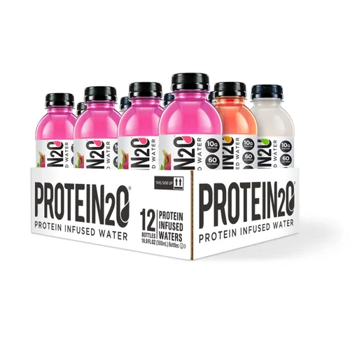 Vista 7 de Protein2o Paquete variado de agua con infusión de proteína de suero de leche y energía (botella de 16.9 onzas)