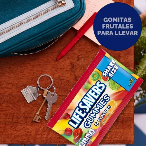 Vista 9 de Lifesavers Gummies - Bolsas de cinco sabores, 4.2 onzas (paquete de 15)
