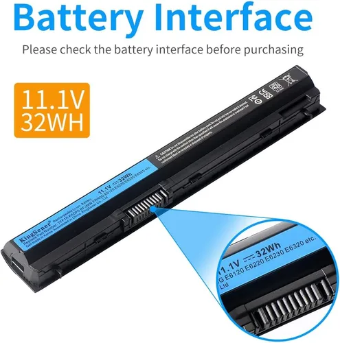 Vista 4 de 32Wh 7FF1K Batería para portátil Latitude E6320 E6330 E6220 E6230