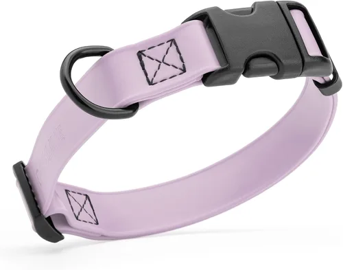 Vista 108 de Dogline Biothane - Collar impermeable para perro con hebilla de liberación rápida, resistente cincha de nailon recubierta con resistente y a prueba