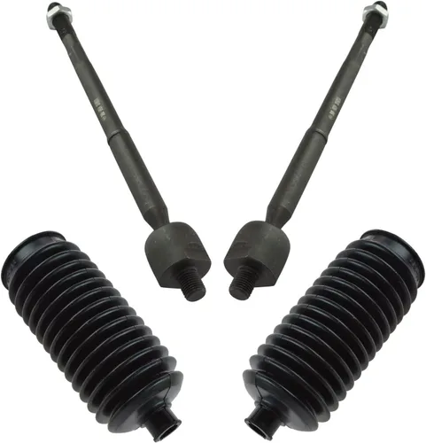 Vista 74 de TRQ Kit de dirección delantera con barra de acoplamiento de fuelle de piñón y cremallera compatible con Toyota Echo 2000-2005