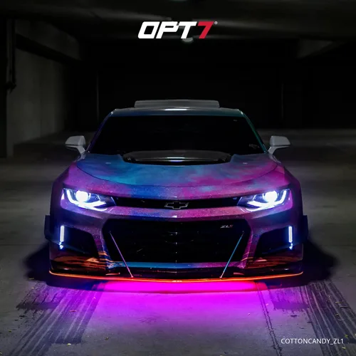 Vista 8 de Juego de luces LED para debajo del auto Aura OPT7 en todos los colores. Matriz, CAR