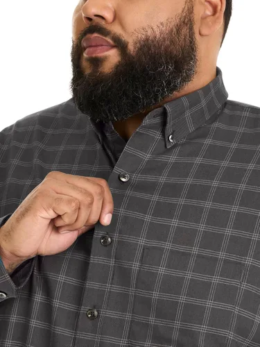 Vista 5 de Van Heusen Camisa Oxford Bengala Stripe sin arrugas para hombre