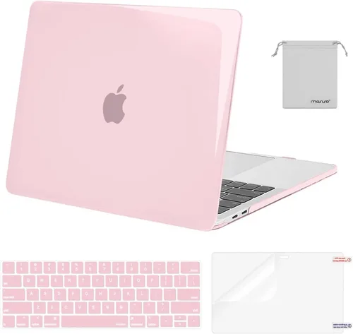 Vista 36 de MOSISO - Carcasa rígida de plástico, cubierta de teclado, protector de pantalla y bolsa de almacenamiento para MacBook Pro 13 pulgadas/33 cm