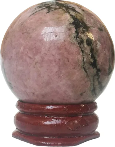 Vista 7 de Escultura de esfera de adivinación de cristal curativo de labradorita negra de 1.575 pulgadas, bola de piedras preciosas, colección decorativa