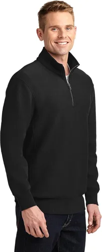 Vista 4 de SUDADERA ALTA CON CREMALLERA 14 F20, Negro
