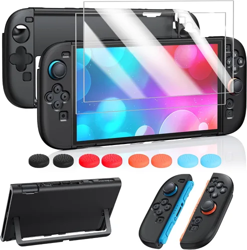 Vista 13 de FYOUNG Protective Case for Nintendo Switch 2 2025, Slim Hard Shell for Switch 2 Accessories, Scratch&Shock Protection Cover with Screen Protector, 8