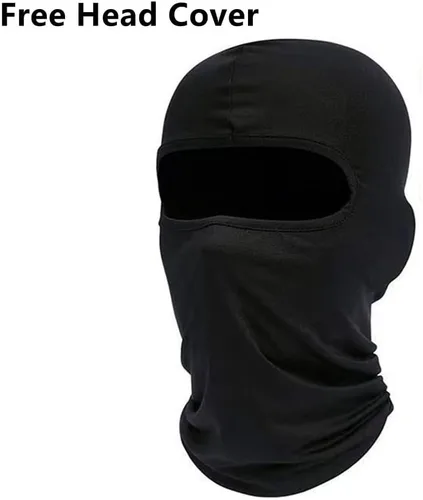 Vista 5 de Tira de luz LED blanca, máscara punk para hombre, máscara punk techwear, samurái, caballero, cosplay, casco futurista, máscara punk futurista