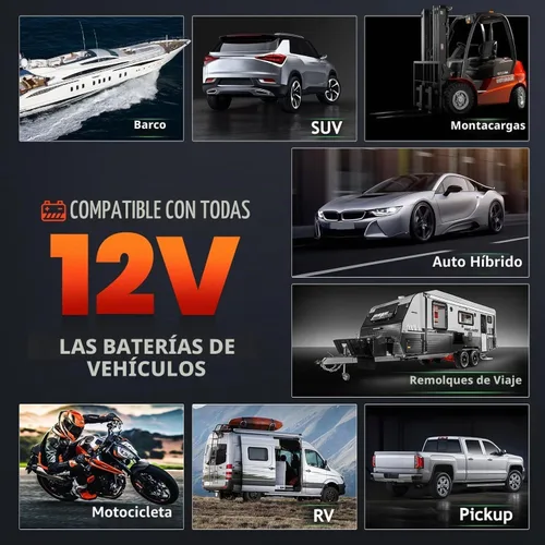 Vista 9 de ANCEL BM200 Blue-US Monitor de batería 12V Bluetooth automotriz