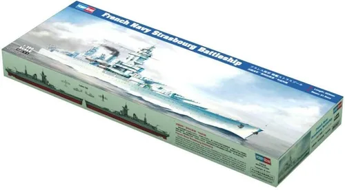 Vista 2 de Hobby Boss Naves modelo de acorazado de Estrasburgo de la Armada francesa
