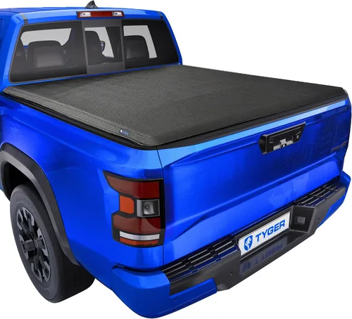 Vista 16 de Tyger Auto T3 Cubierta Suave Tri-Plegable Tonneau para Cama de Camioneta Compatible con 2005-2021 Nissan Frontier; 2009-2012 Suzuki Equator Cama