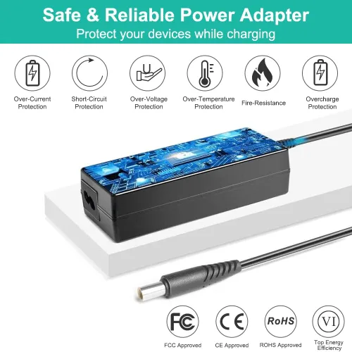 Vista 6 de HKY - Adaptador de alimentación de repuesto ResMed AirSense 10 de 24V CA para máquina CPAP AirStart 10, AirCurve 10, Lumis VPAP BiLevel Series 90W