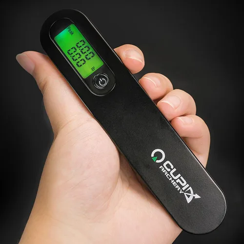 Vista 6 de Báscula de equipaje compuesto de caza con pantalla LCD, escala digital de 110 libras, báscula de recursos de tiro con arco digital, báscula