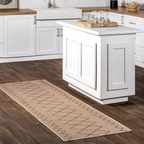 Vista 31 de nuLOOM Alfombra de Área Easy-Jute de 5' x 8', Lavable a Máquina, Antideslizante, para Sala de Estar, Dormitorio, Habitación de Niños, Guardería